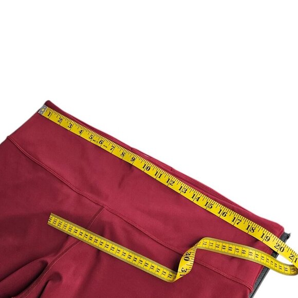 Athleta Womens Elation Train 7/8 Tight, Plus Size, Red, Athletic Leggings, 3X - Picture 5 of 8